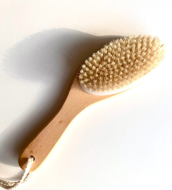 Curved Handle Dry Brush