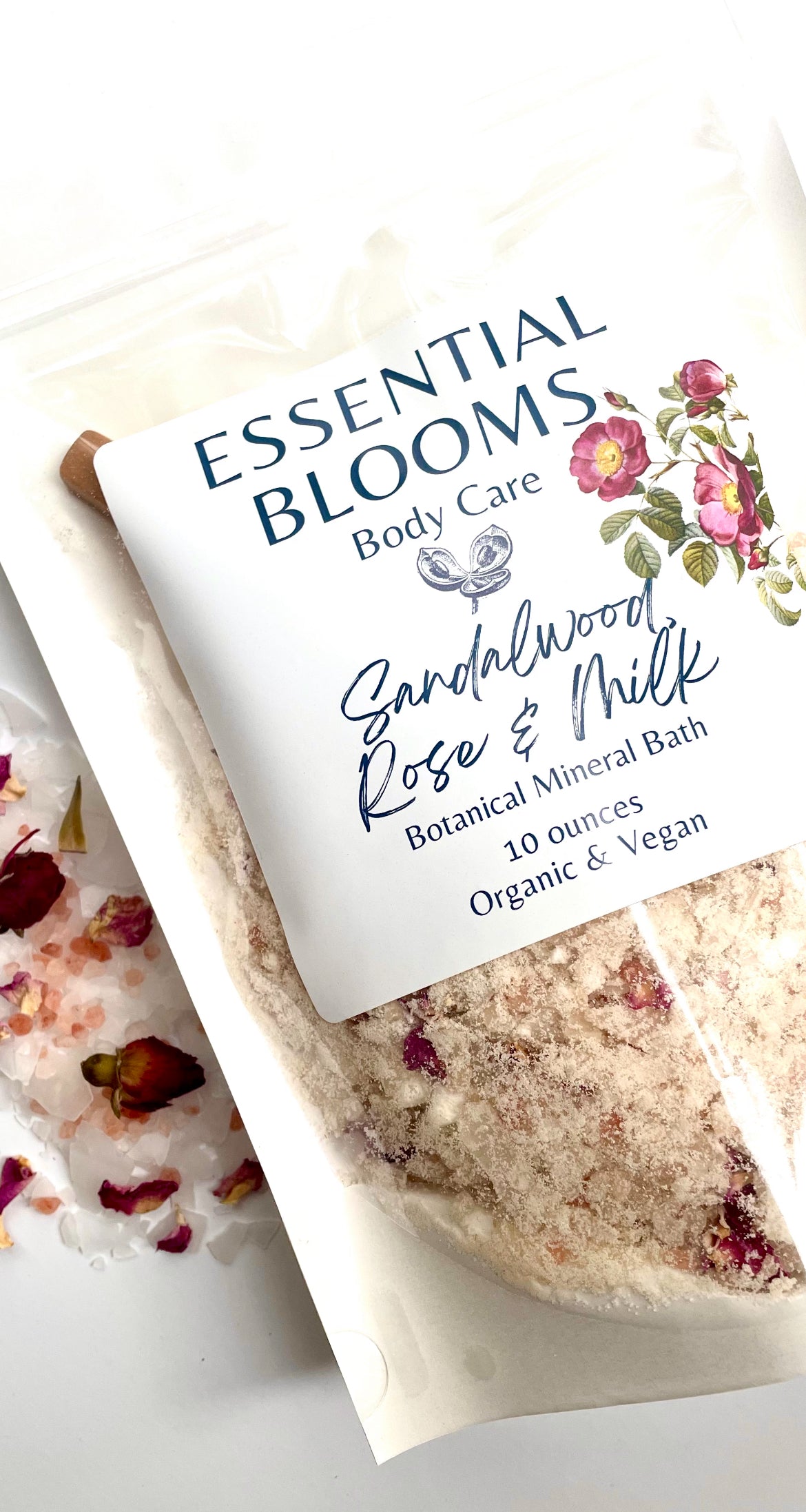 Sandalwood, Rose & Milk Botanical Mineral Bath