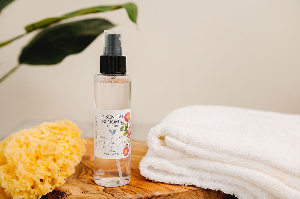 Rose Hydrosol + Colloidal Silver Facial Essence Mist