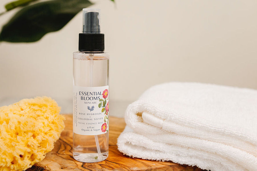 Rose Hydrosol + Colloidal Silver Facial Essence Mist
