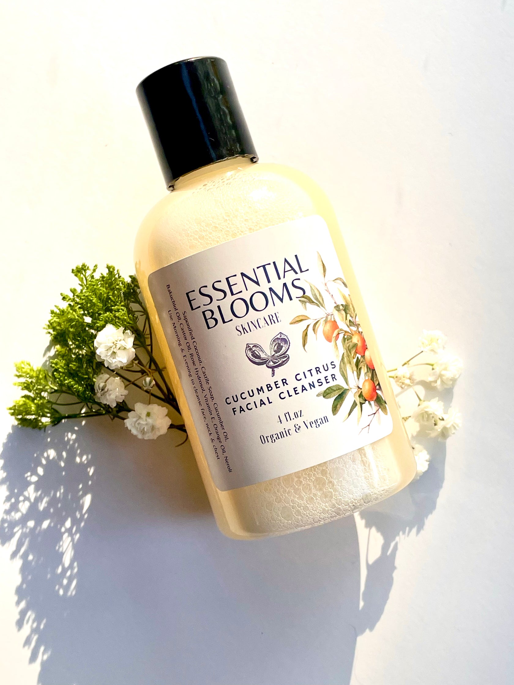 Cucumber Citrus Facial Cleanser Essential Blooms Skincare Essential Blooms Body & Skincare