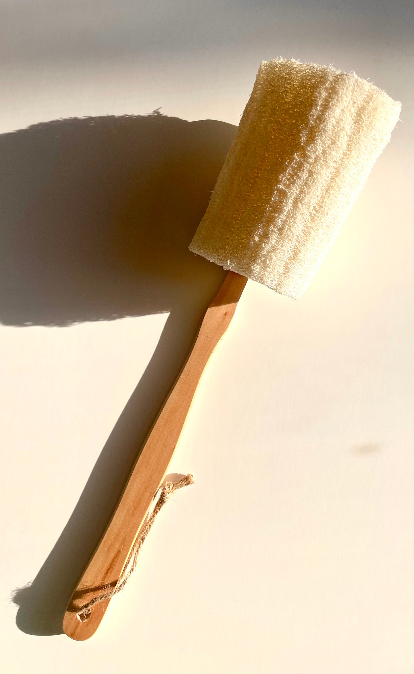 Natural Wood Handle Loofah