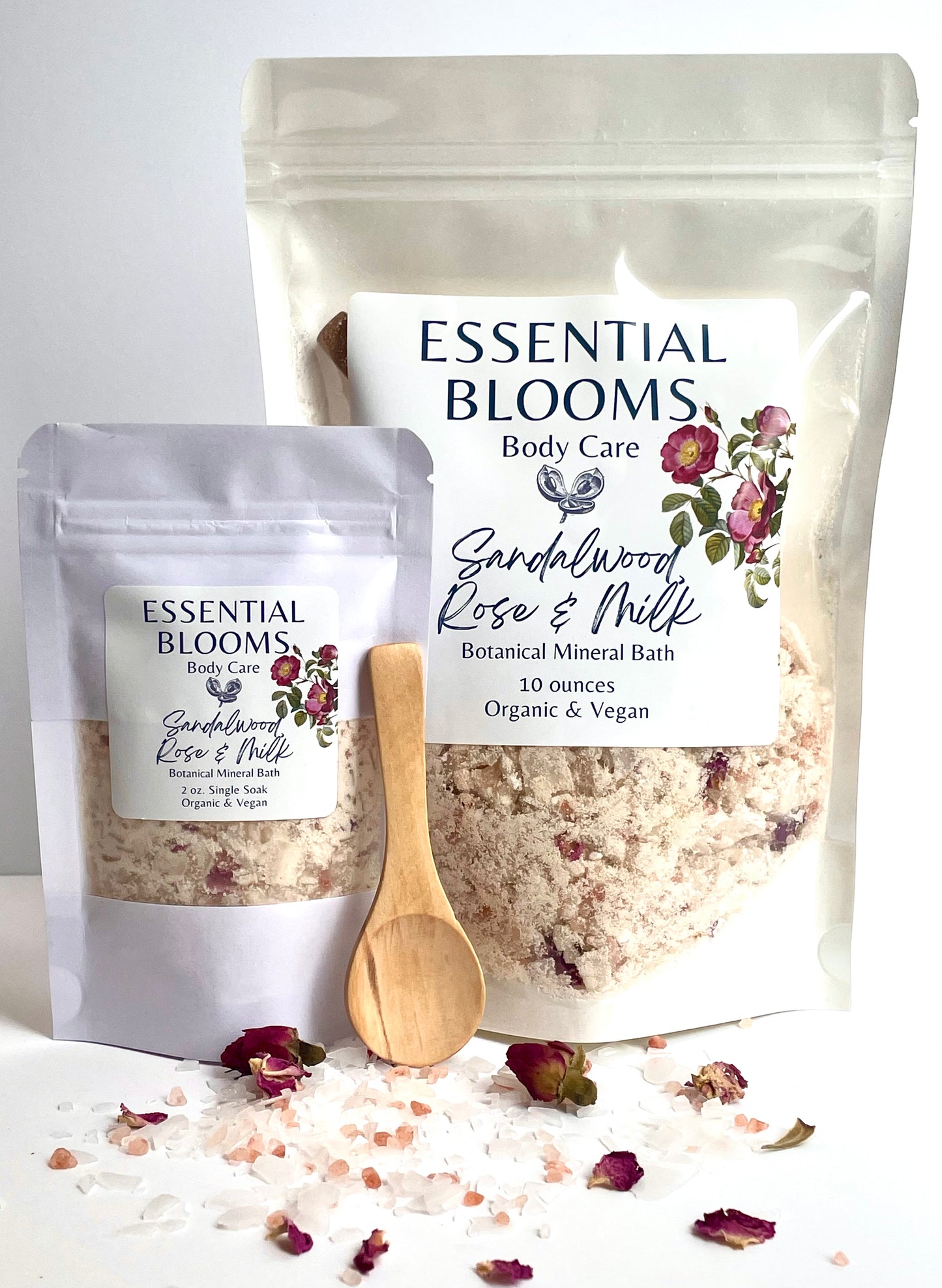 Sandalwood, Rose & Milk Botanical Mineral Bath